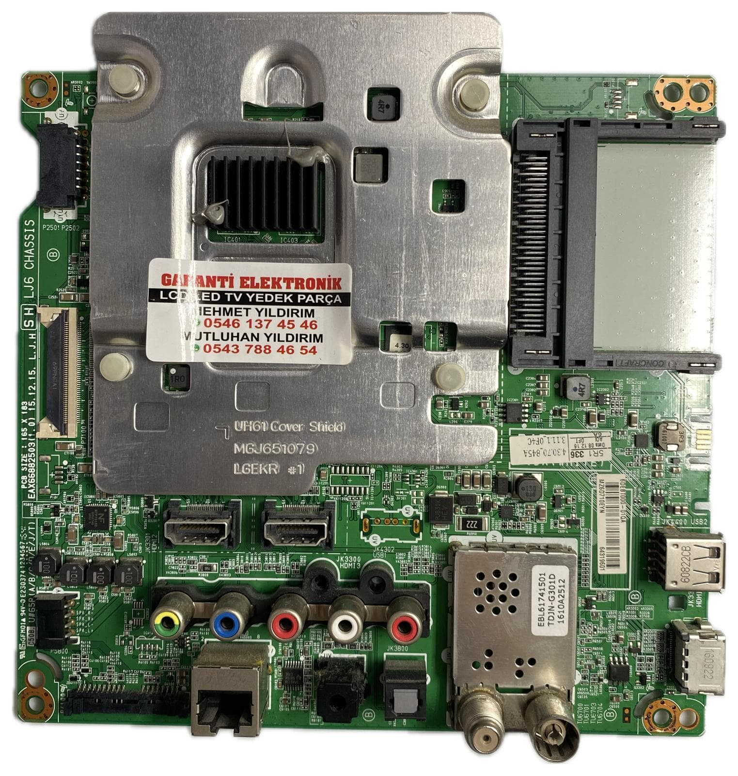 EAX66882503 (1.0) EBR82405802 LG 60UH60V-ZC , Anakart(Main Board)