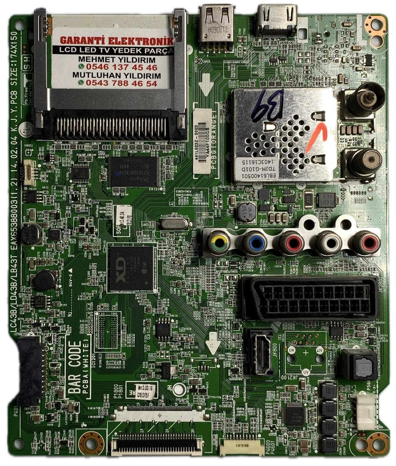 EAX65388003 LG 32LB552U Ana Kart (Main Board)