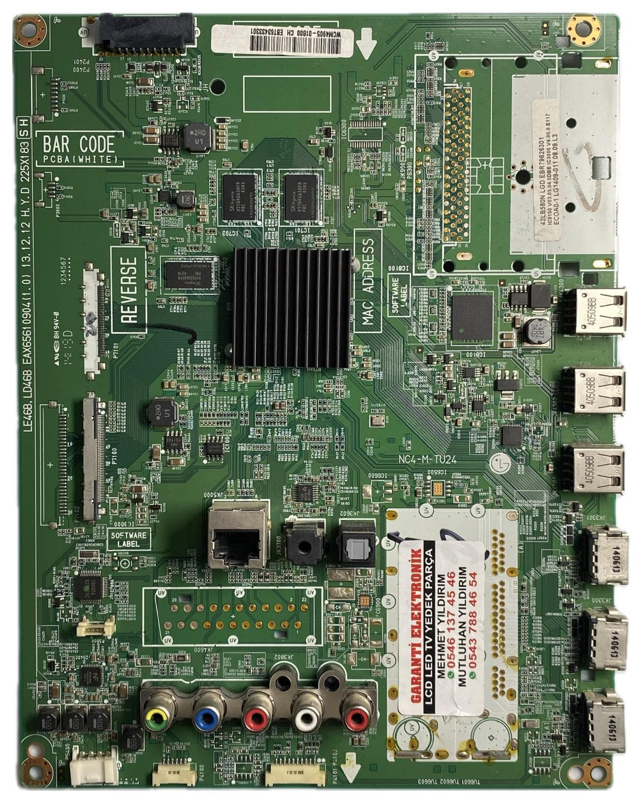 EAX65610905 EBR79626301 LG 42LB580N Ana Kart (Main Board)