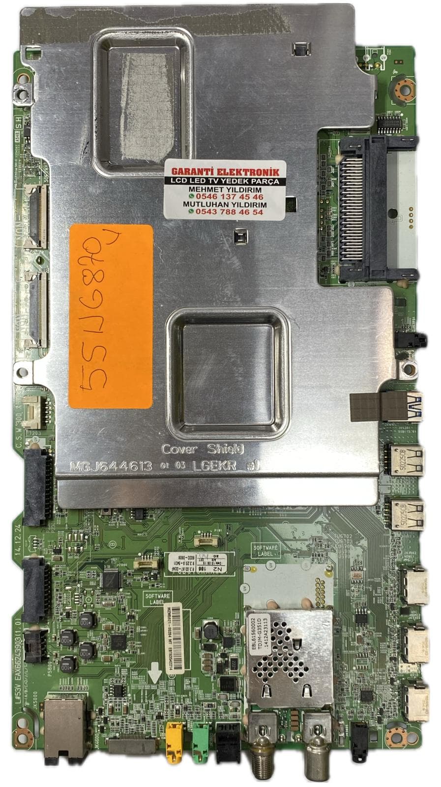 EAX66243903 EBT63542214 LG 55UG870V 55UG870V-ZA Ana Kart (Main Board)