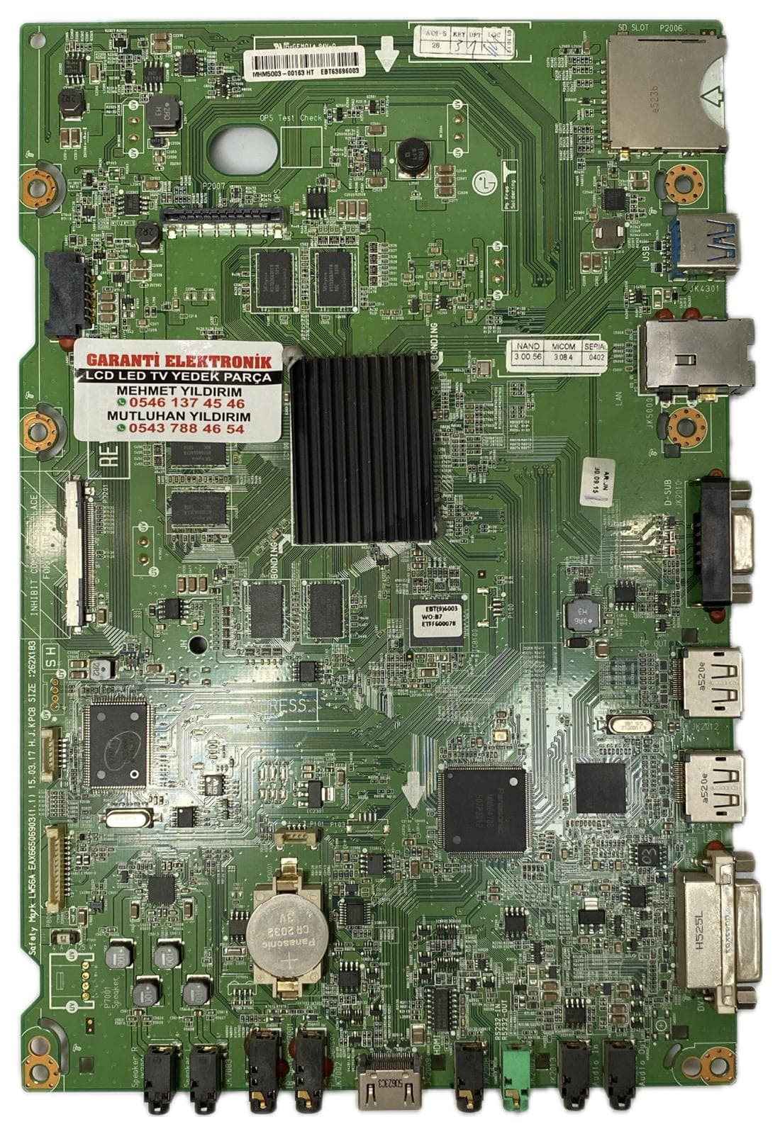 EAX66506903 EBT63696003 LG 55SM5B-B Ana Kart (Main Board)