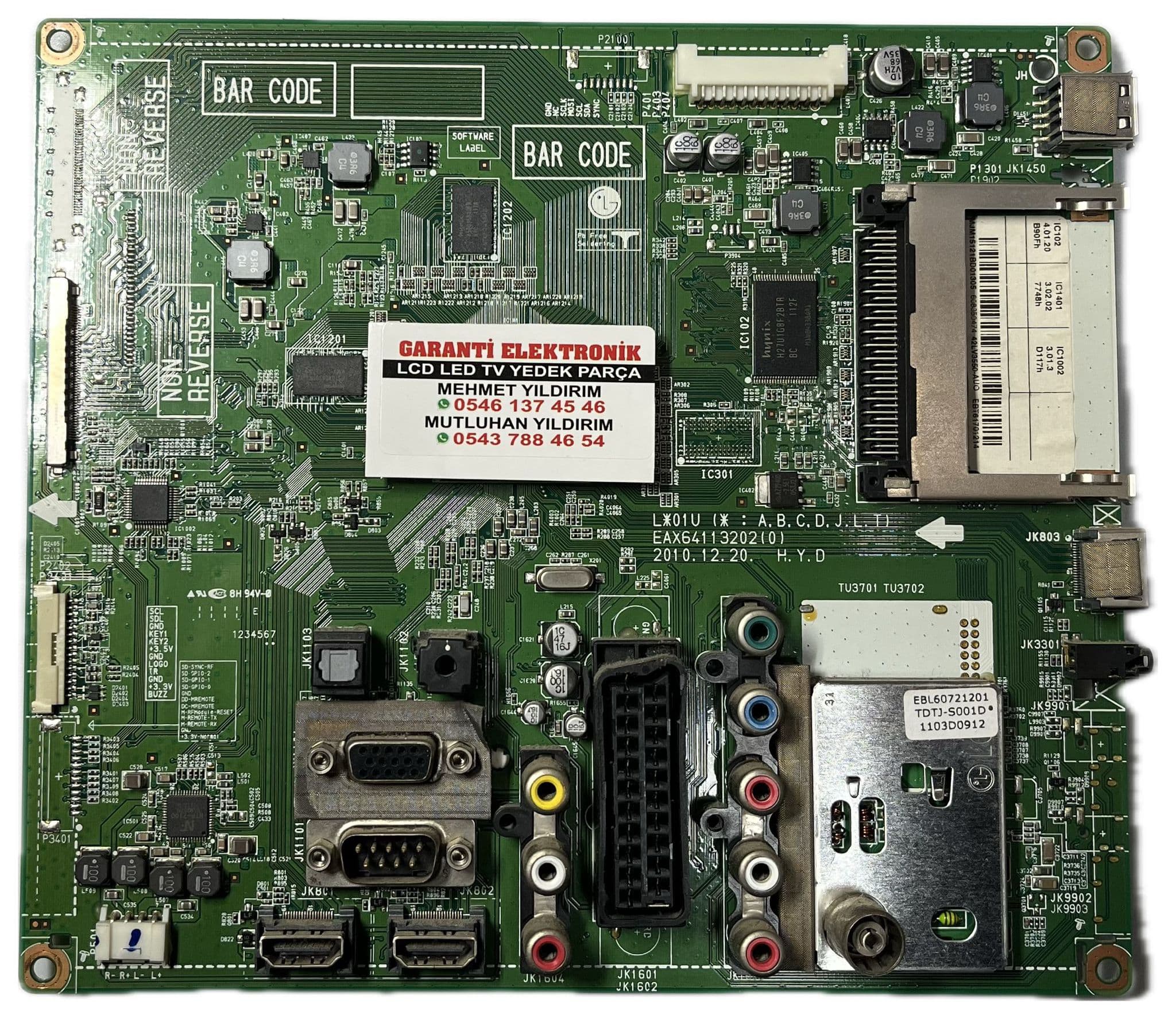 EAX64272803 EBT61718162 LG 42LV3550 Ana Kart (Main Board)