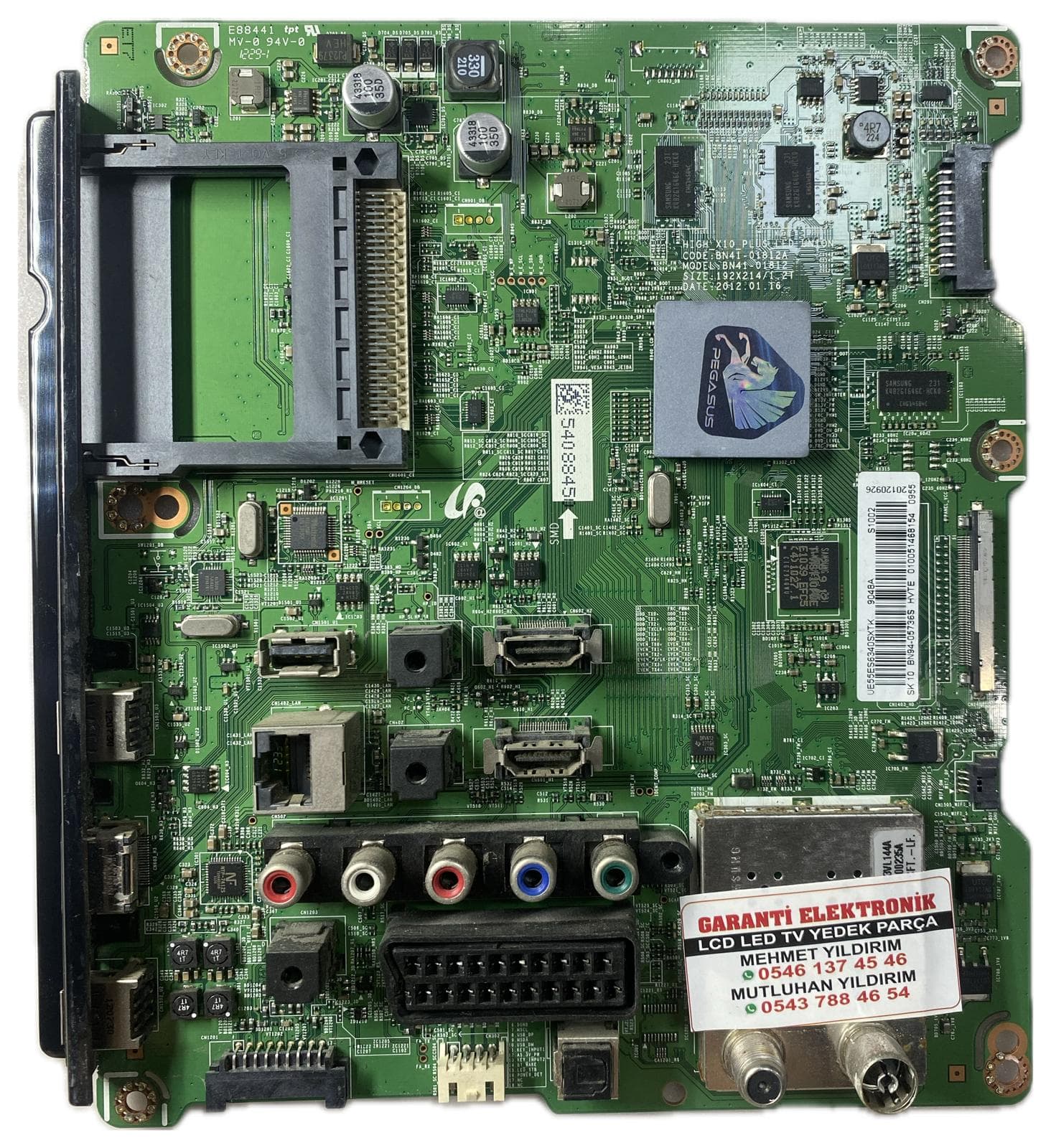 BN41-01812A BN94-05736S Samsung UE55ES6340S Ana Kart (Main Board)