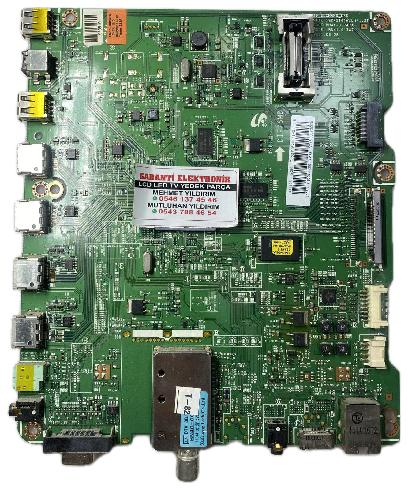 BN41-01747A BN94-04593 Samsung UE32D5000 Ana Kart (Main Board)