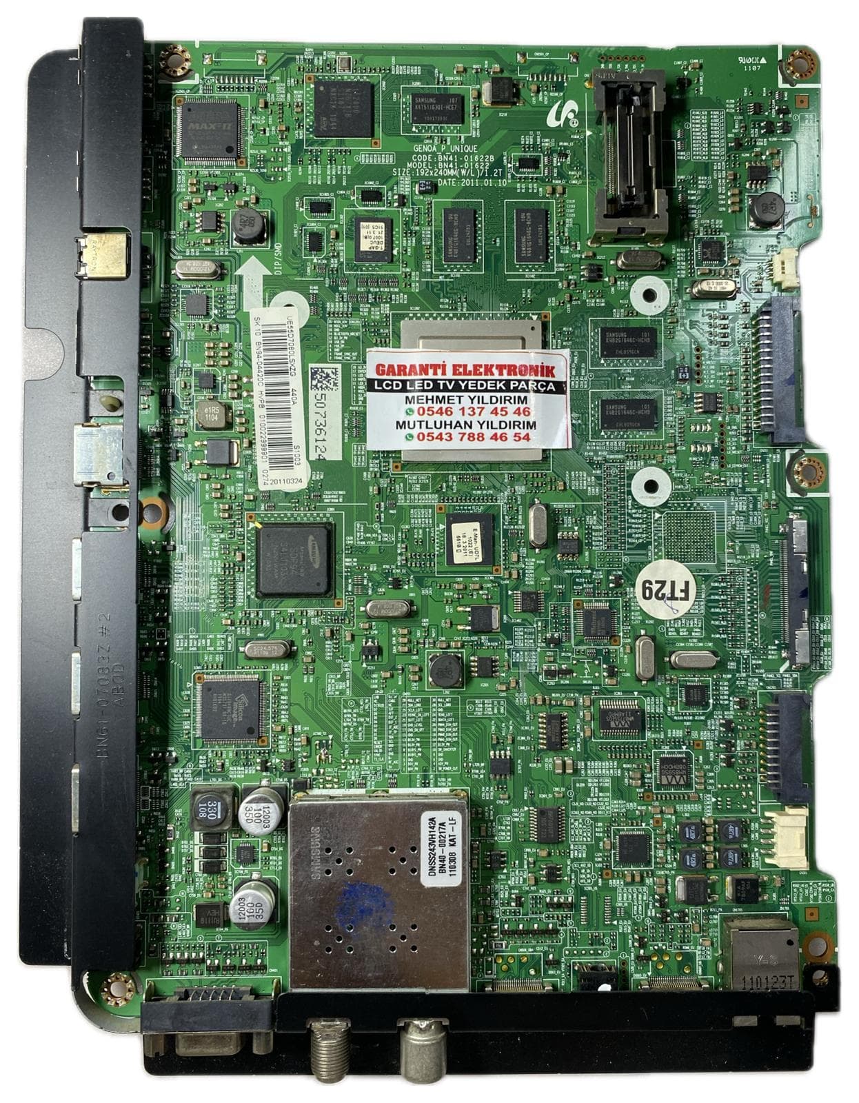 BN41-01622B BN94-04420C Samsung UE55D7000 Ana Kart(Main Board)