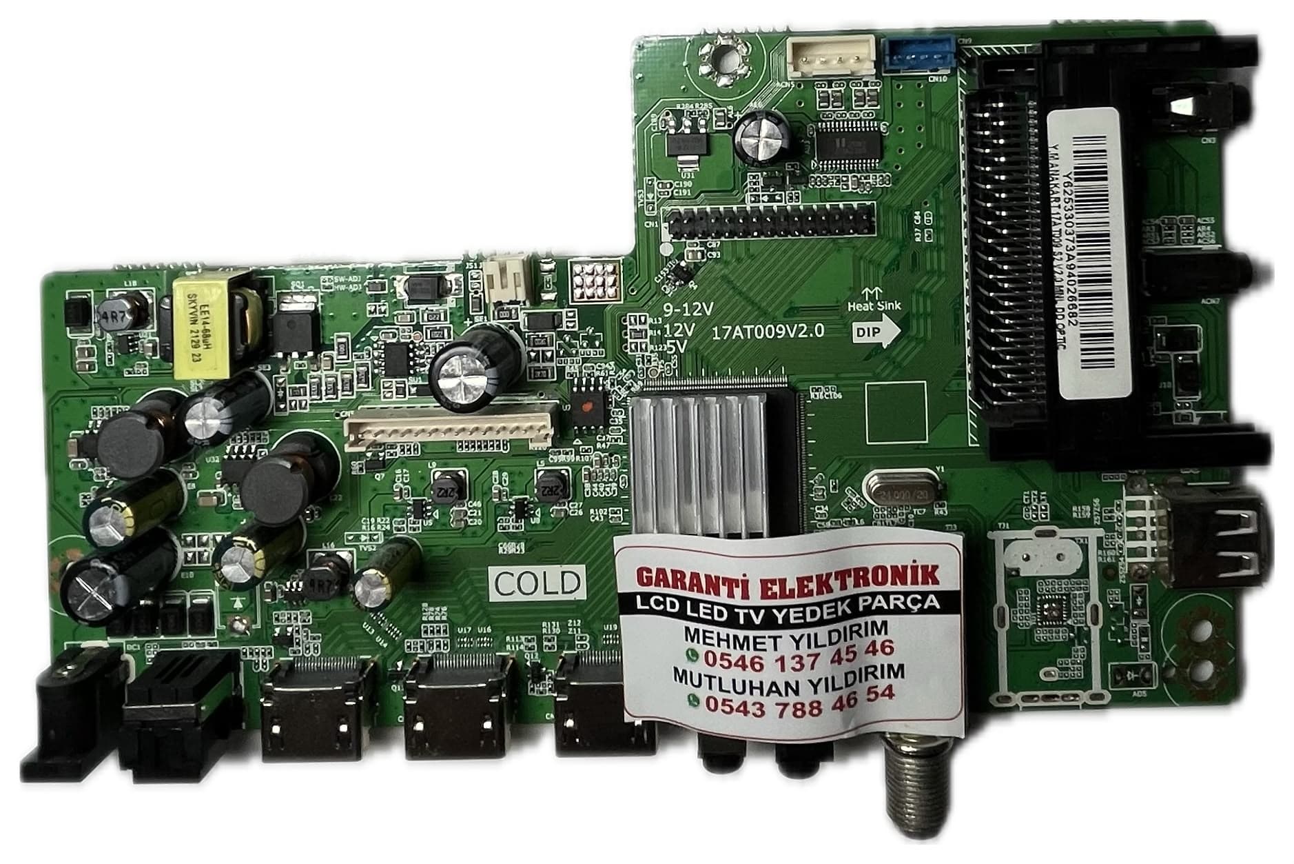 17AT009V2.0 AXEN AX24LEDE09/0202 Ana Kart (Main Board)