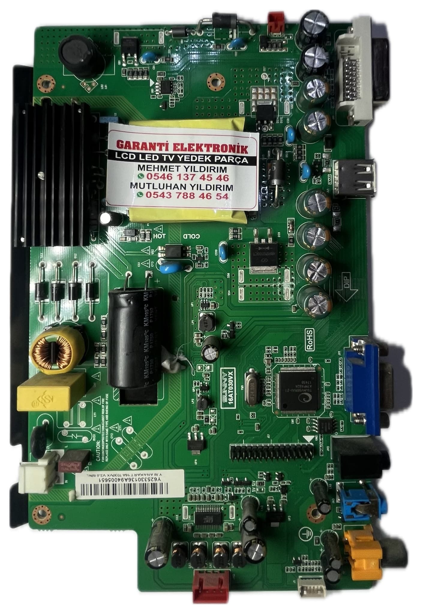 16AT030VX Sunny SN32DIL3038/1022 Ana Kart (Main Board)