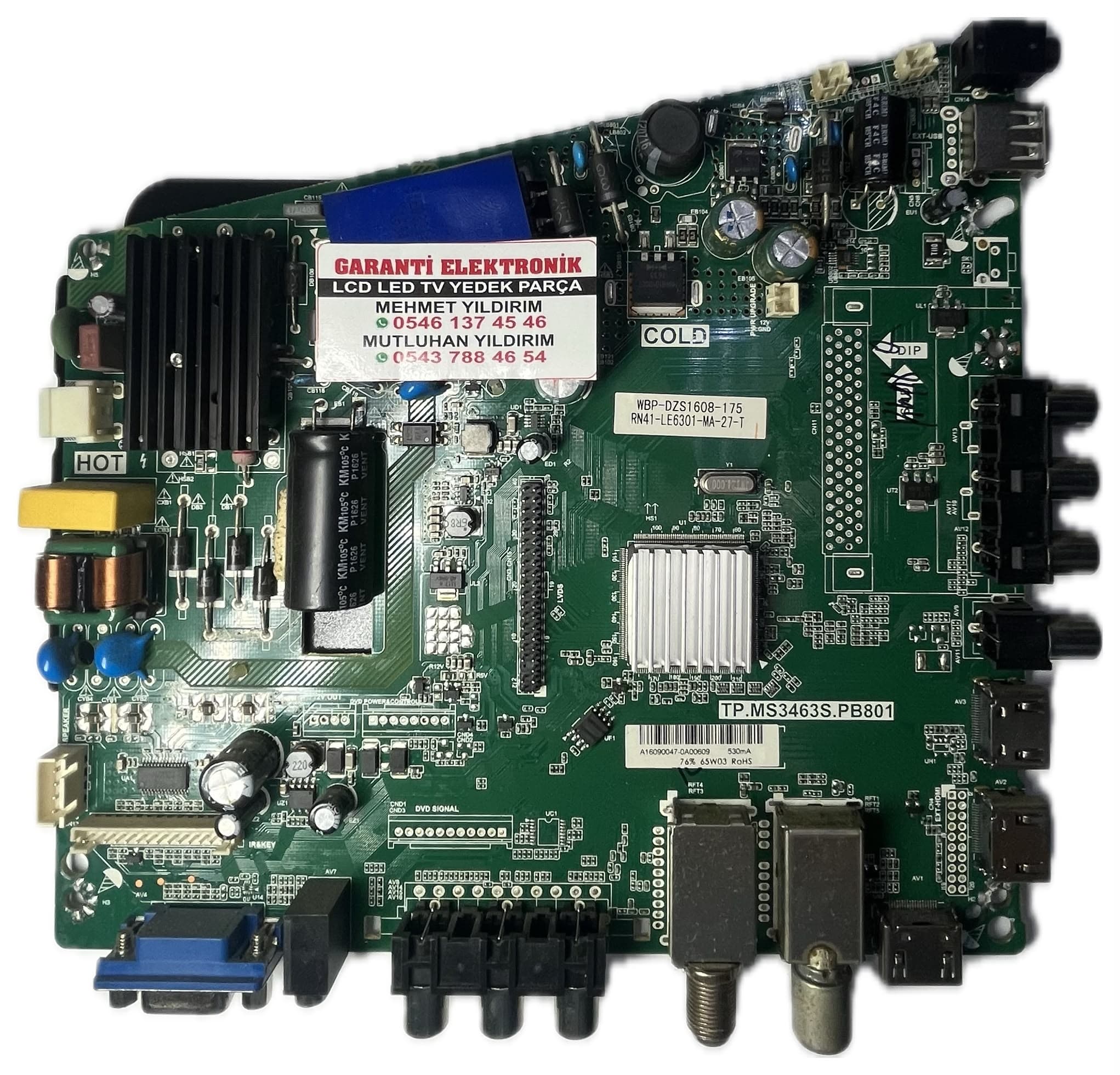 TP.MS3463S.PB801 Yumatu Yumatu Ana Kart (Main Board)