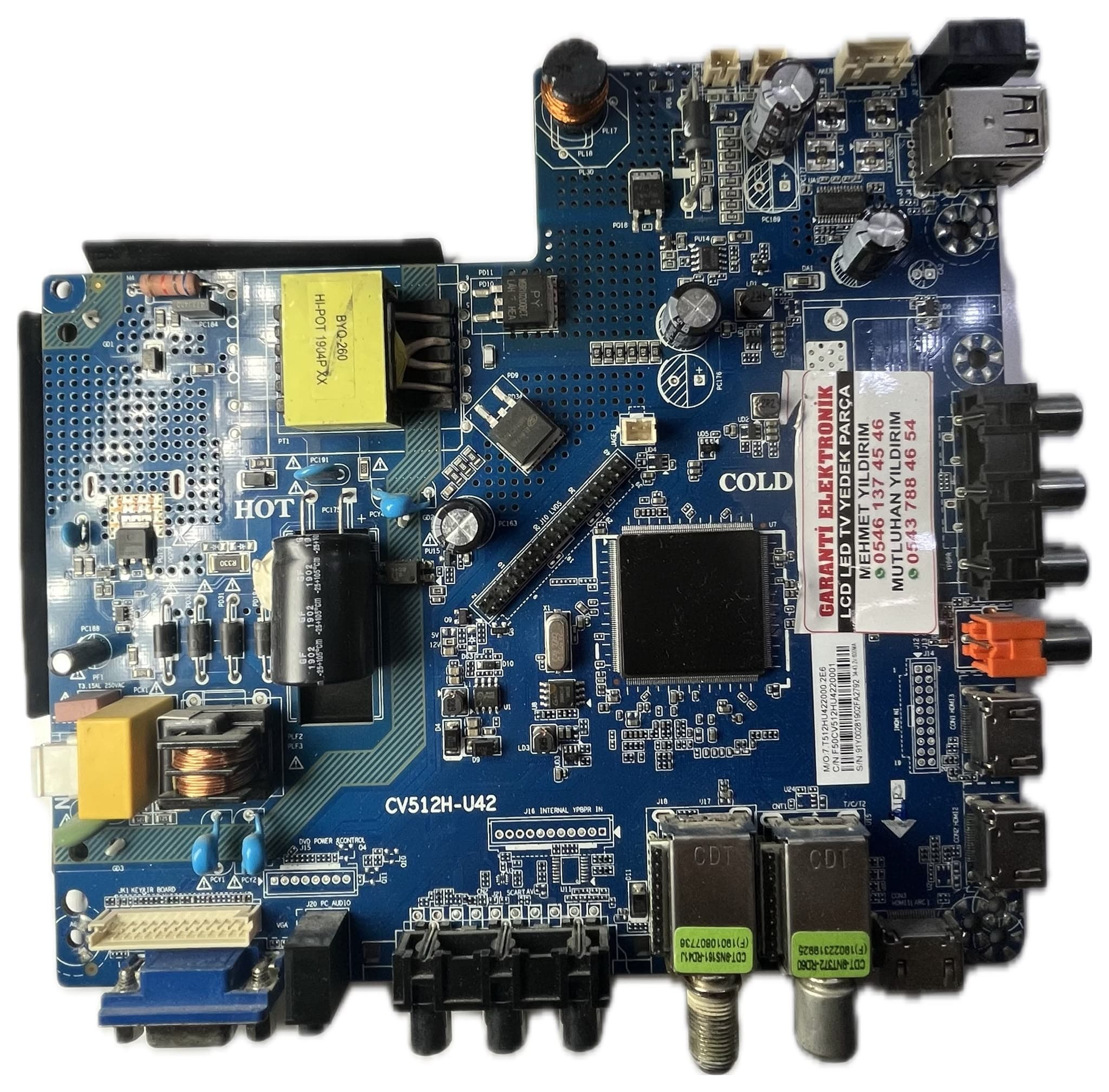 CV512H-U42 Dijitsu DJTV32 Ana Kart (Main Board)