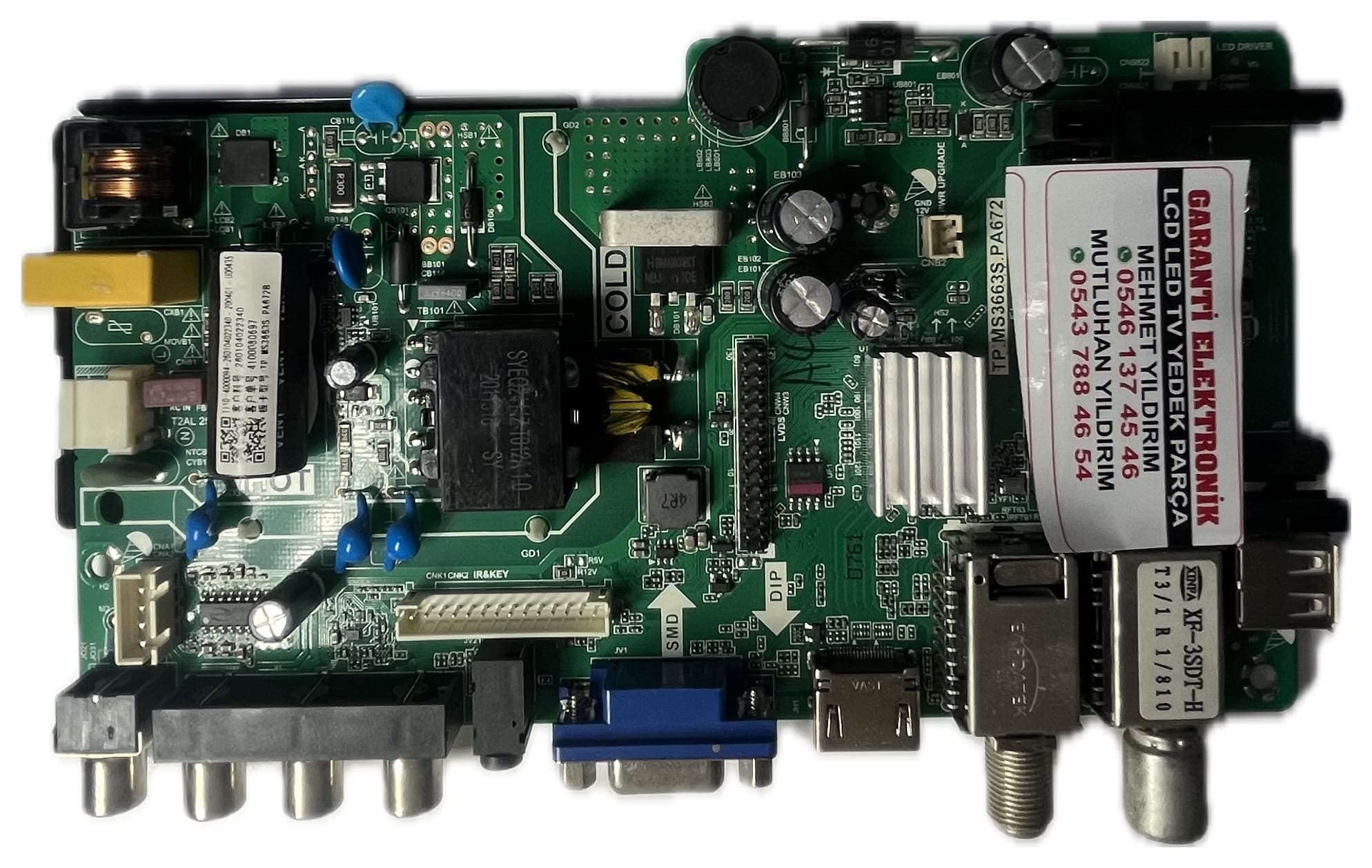 TP.MS3663S.PA672 Profilo 24PA200E Ana Kart (Main Board)