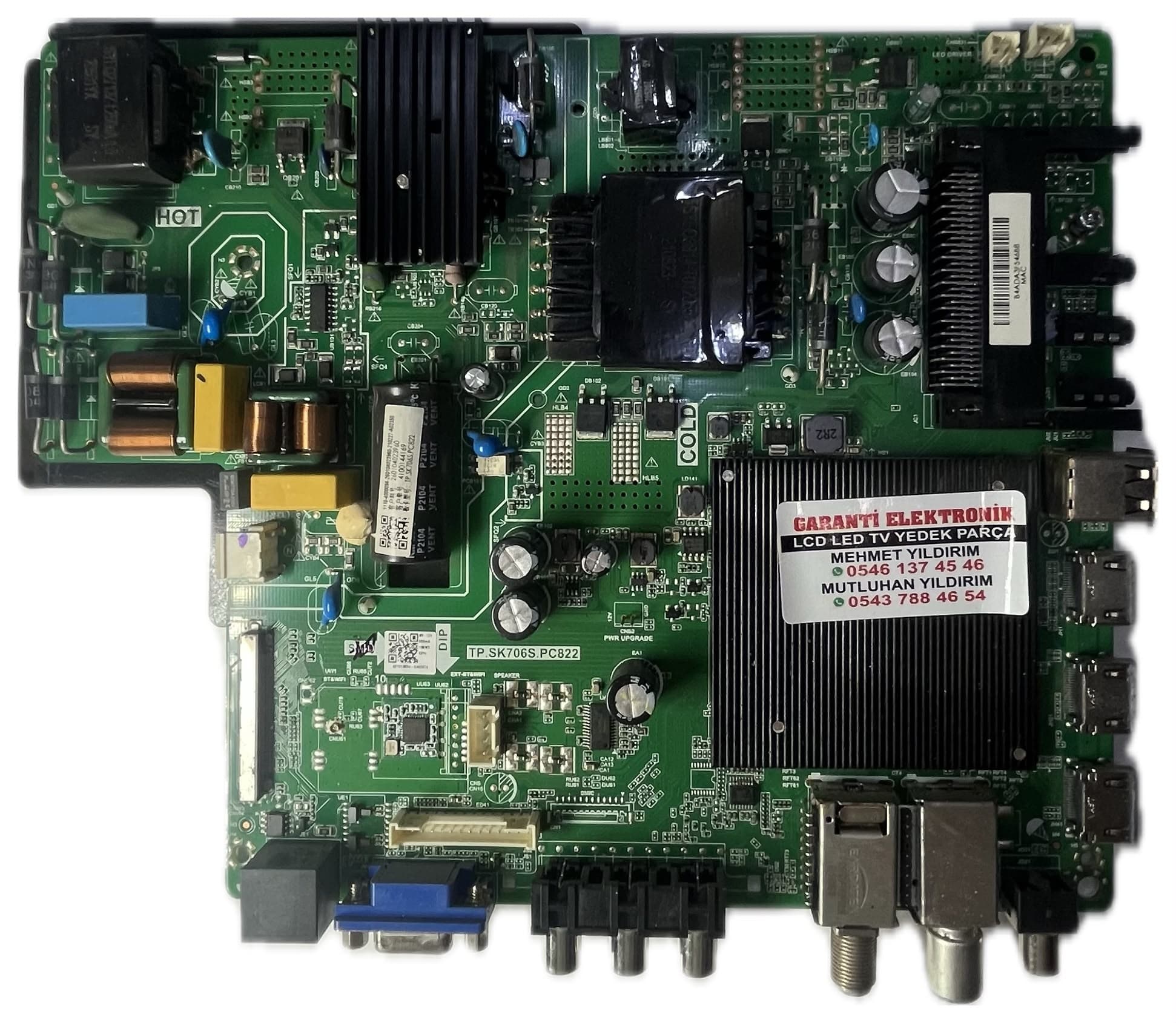 TP.SK706S.PC822 Profilo 55PA525E Ana Kart (Main Board)