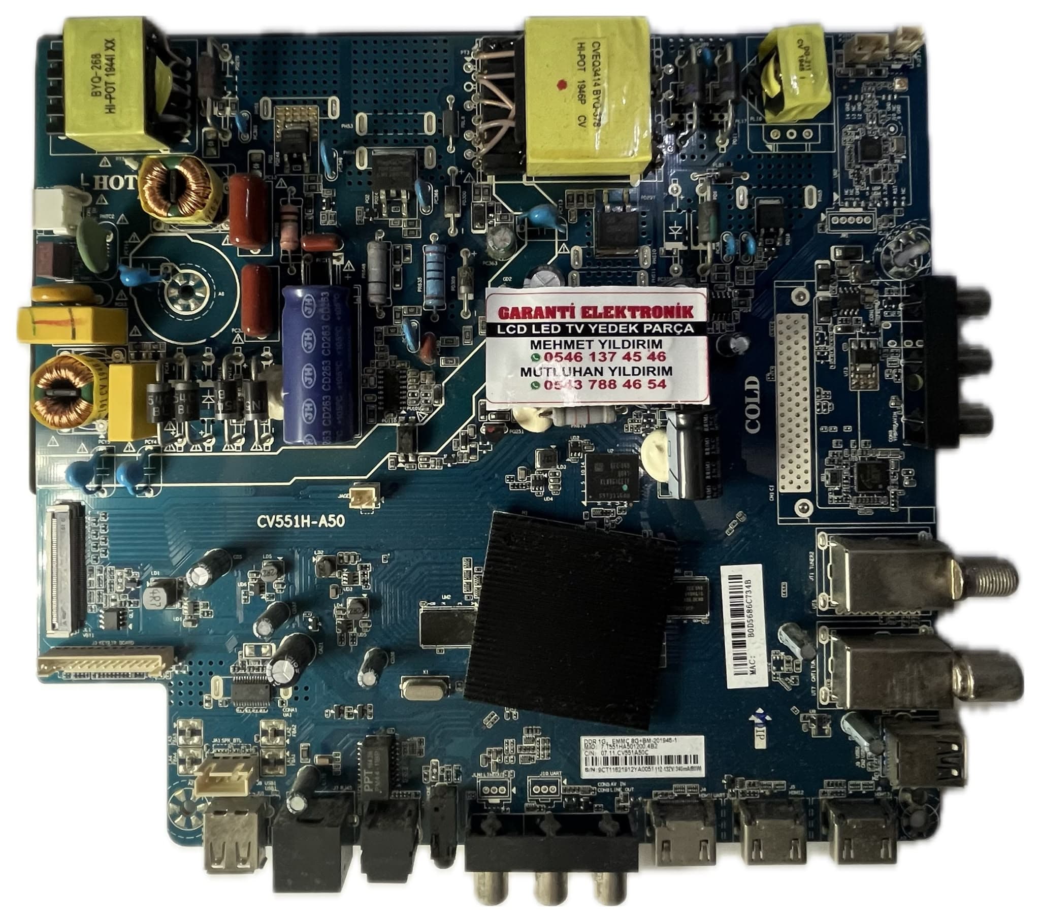 CV551H-A50 Telenova 50S8001 Ana Kart (Main Board)