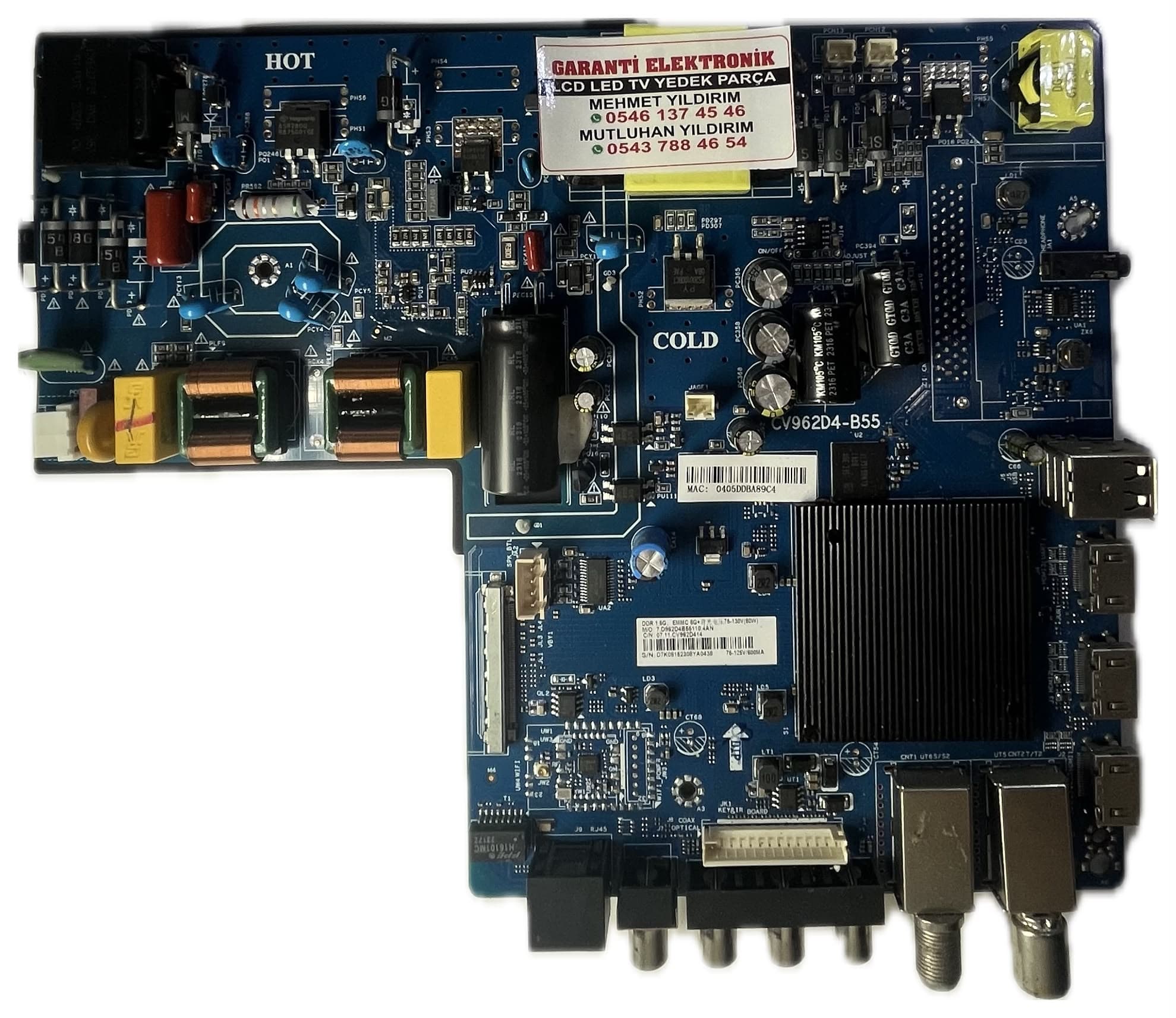 CV962D4-B55 TELENOVA 50FS1304 Ana Kart (Main Board)