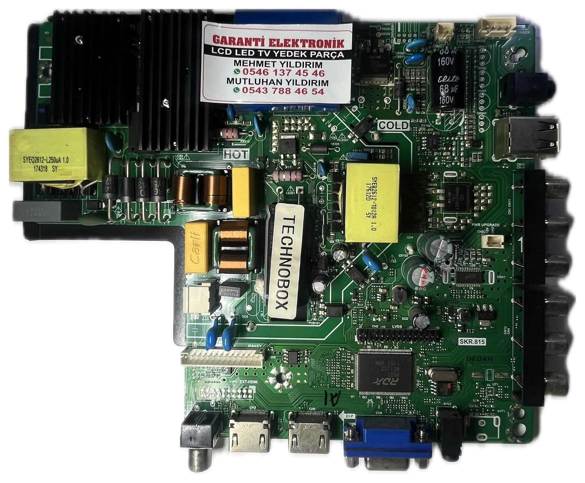SKP-518 TECNOBOX TX-LED-49 Ana Kart (Main Board)