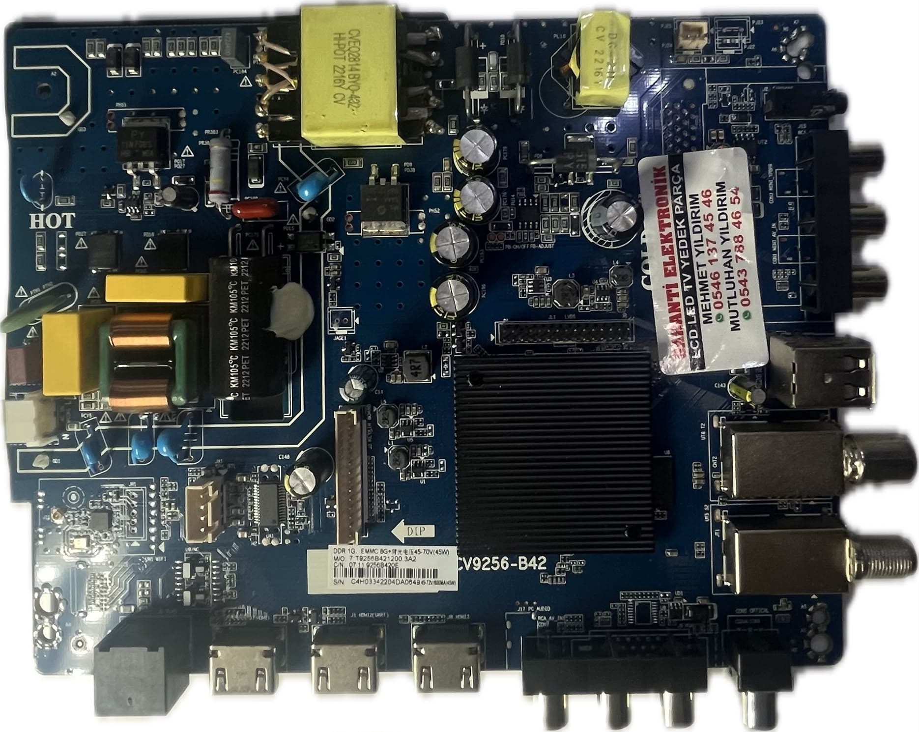 CV9256-B42 Yumatu Yumatu Ana Kart (Main Board)