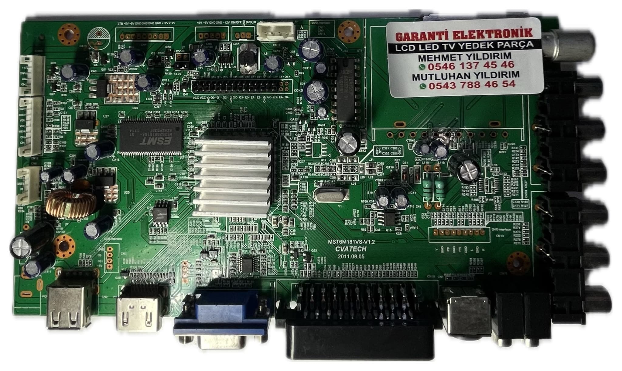 MST6M181VS-V1.2 Yumatu Yumatu Ana Kart (Main Board)