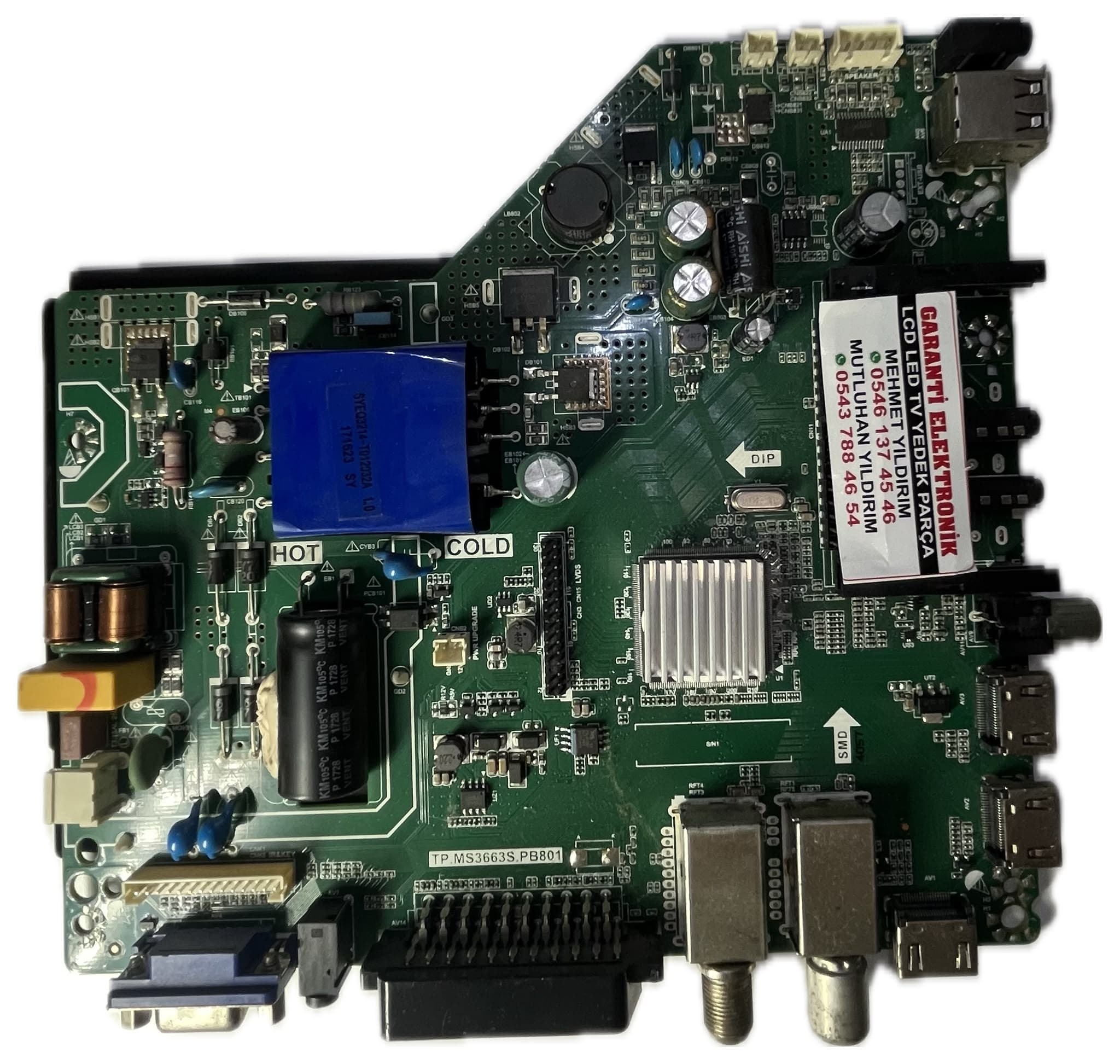 TP.MS3663S.PB801 Yumatu Yumatu Ana Kart (Main Board)