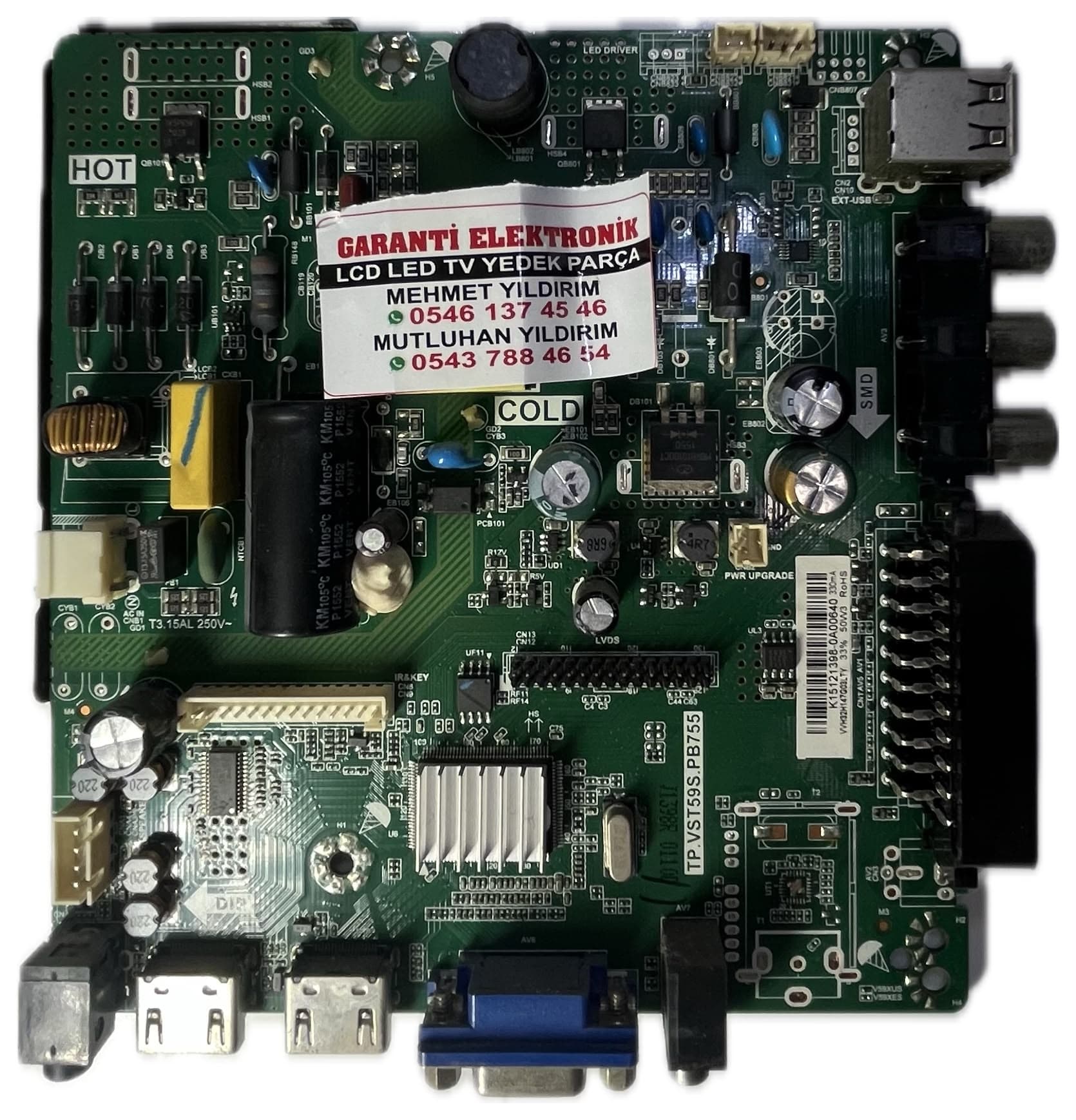 TP.VST59S.PB755 AWOX 3282 Ana Kart (Main Board)