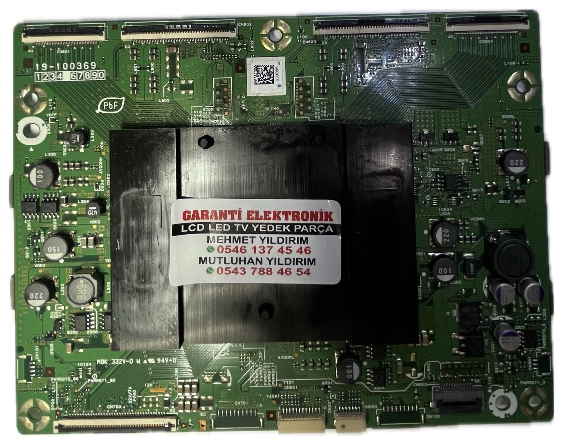 19-100369 MDK 332v-0 Panasonic TX-L47ET50E T-Con Kartı (Timing Control Board)