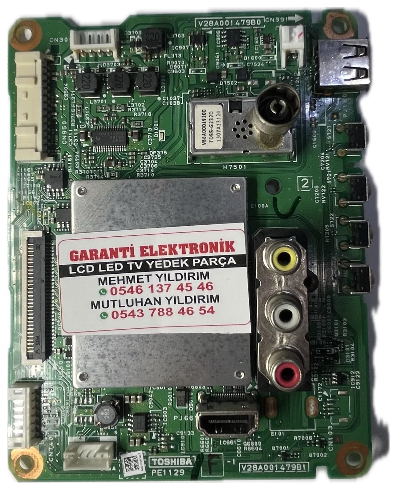 PE1129 Toshiba 29P1300D Ana Kart (Main Board)